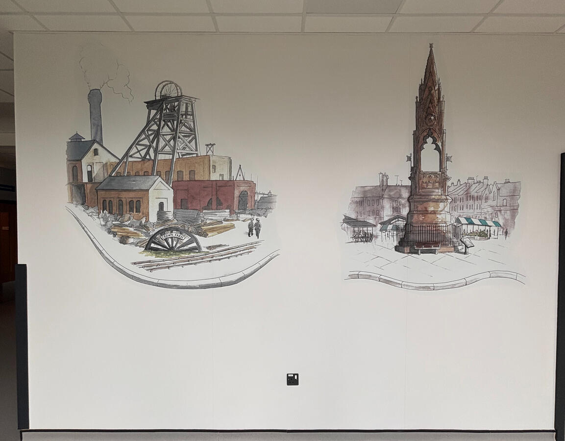 Crown Farm Colliery & Market Place